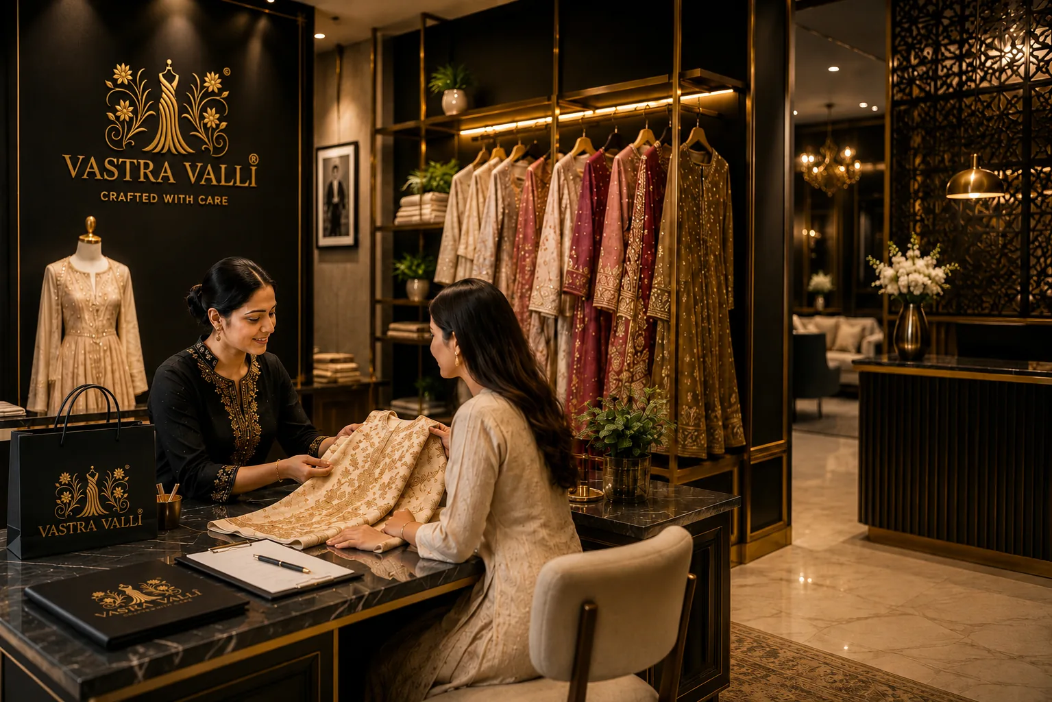Sai Baba Temple Arch, Puttur — Vastra Valli boutique